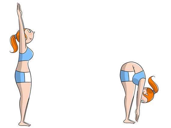 Le posizioni yoga per tutti, Posizione della pinza per scacciare le tensioni