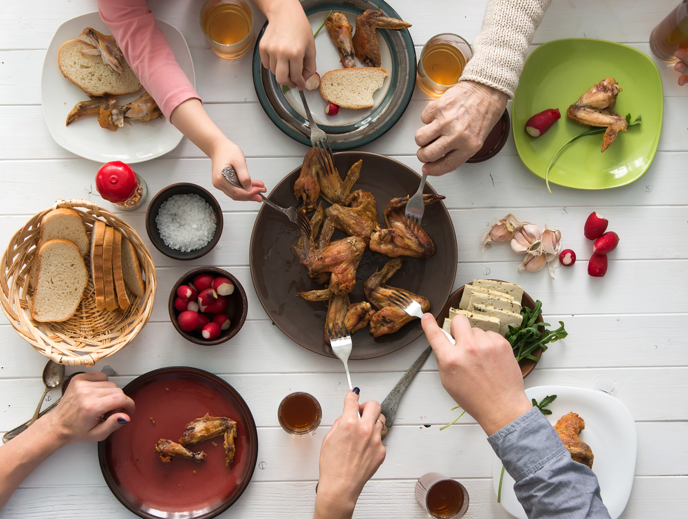 mangia più sano chi mangia in famiglia