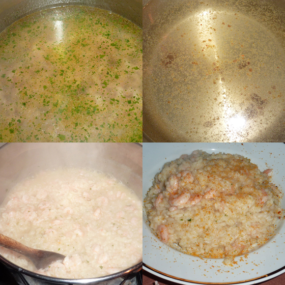 risotto gamberetti bottarga