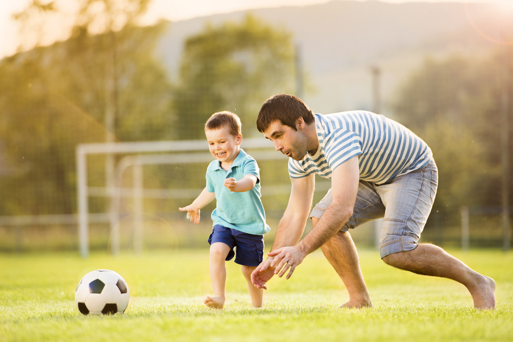 il calcio da fare con tuo figlio