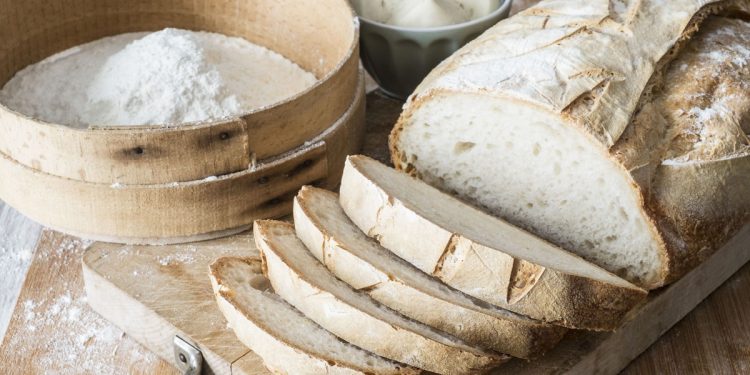 Pane di semola con pasta madre