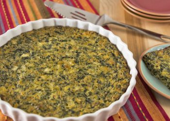 Sformato di quinoa con ricotta e agretti