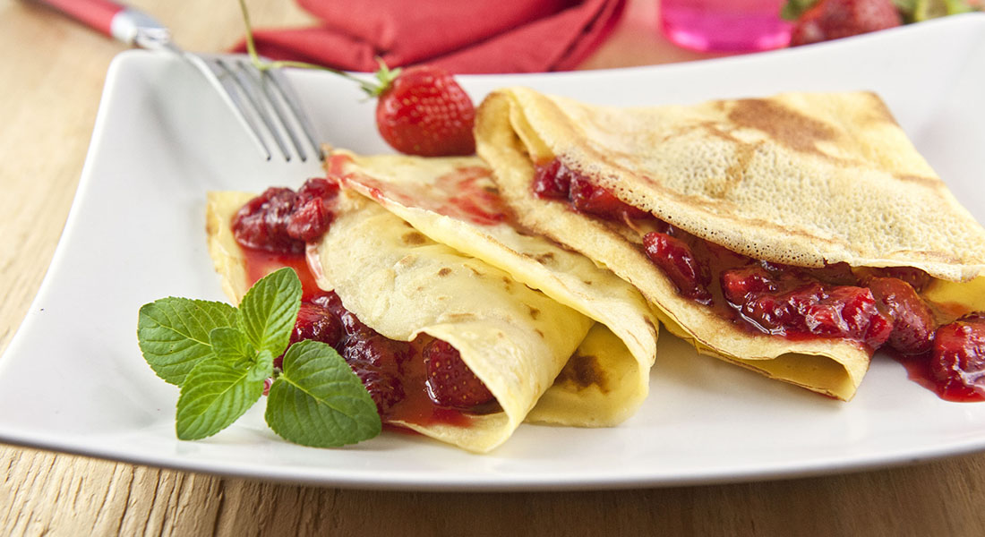 crepes light alle fragole