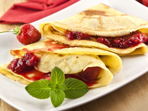 crepe alle fragole, dolce estivo