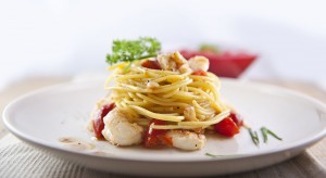 Spaghetti agli scampi