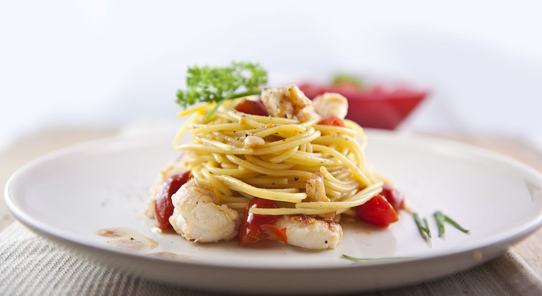 Spaghetti agli scampi