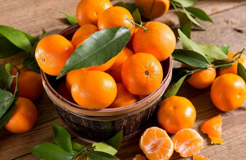 Mandarino, verdura di stagione