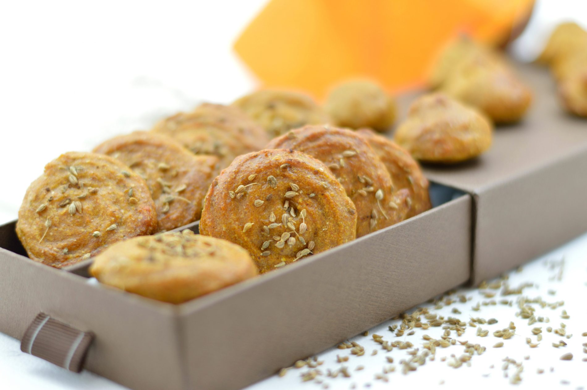 Girelline dolci di zucca e semi di anice