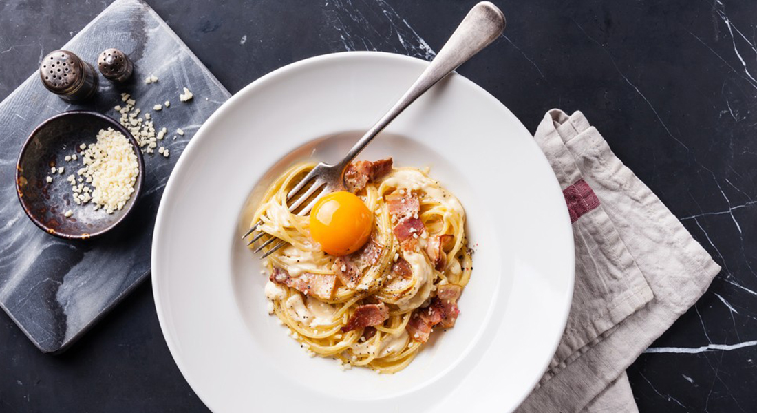 pasta alla carbonare light