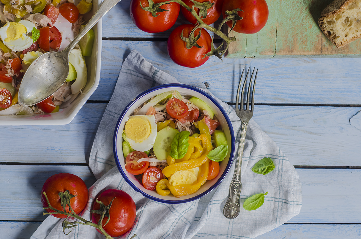 ricette anti caldo: ricetta insalata nizzarda