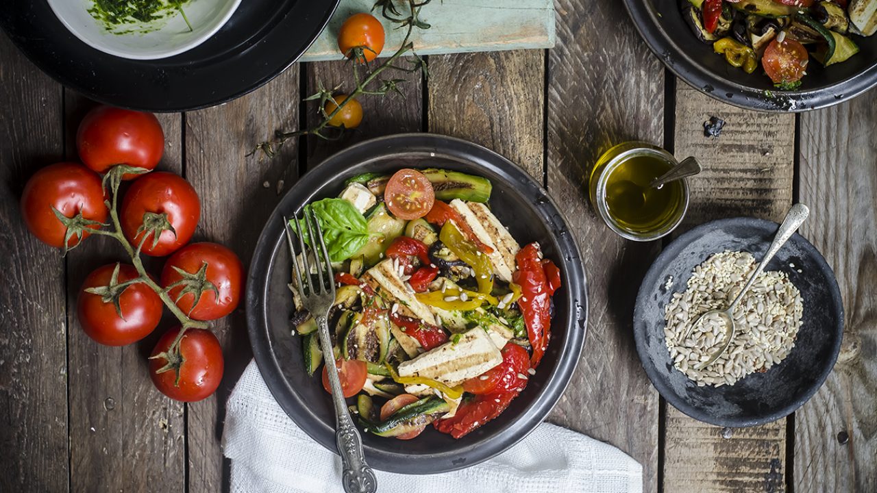 Insalata Di Verdure E Tofu Grigliato Ricette Light Melarossa