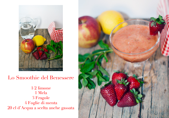 ricetta smoothie bicchiere frutta
