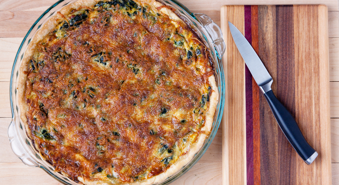 torta con avanzi di verdure