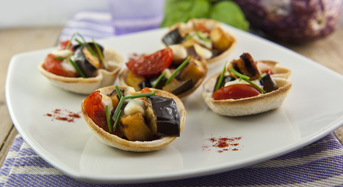 cestini di pane con melanzane e scamorza, una ricetta semplice e gustosa