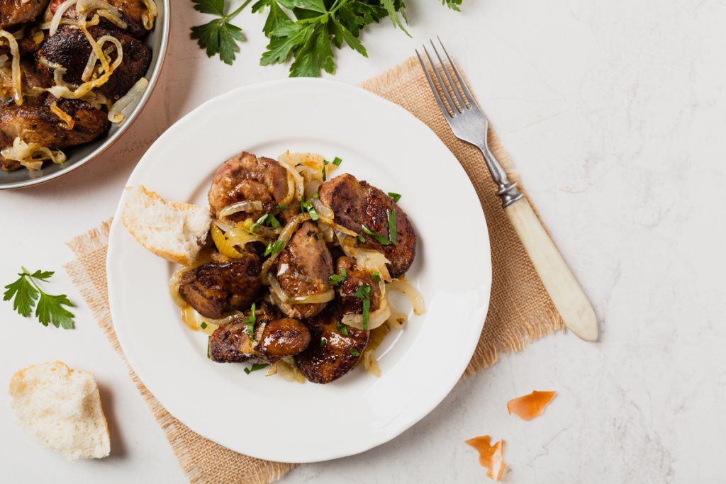 fegatini di pollo in padella