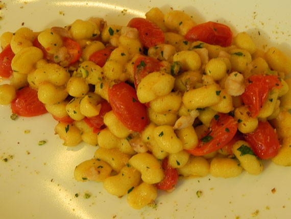 gusta i gnocchetti con bocconcini di scorfano dello yacht club