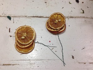 le arance essiccate