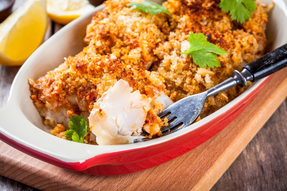 merluzzo gratinato al forno con patate