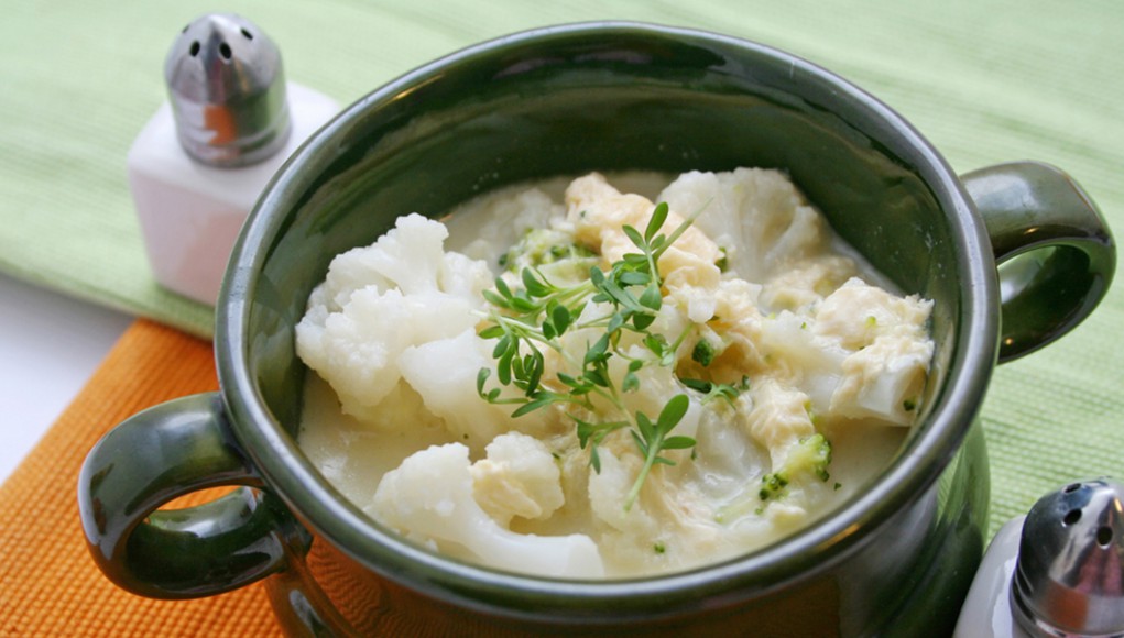 zuppa dimagrante di cavolfiore