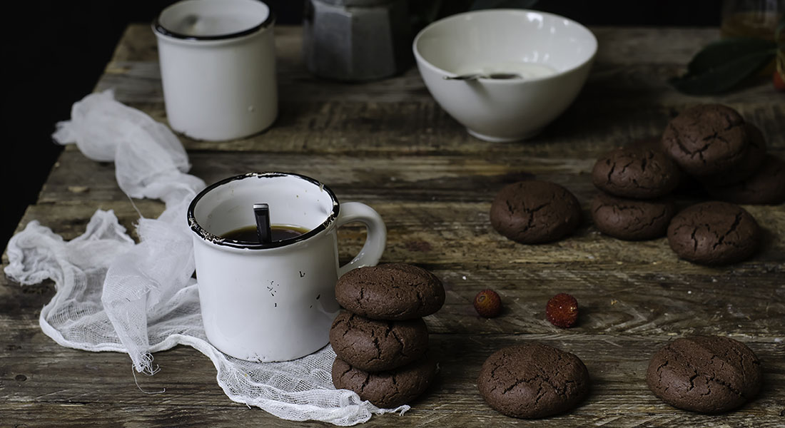 La ricetta dei biscotti light al cioccolato