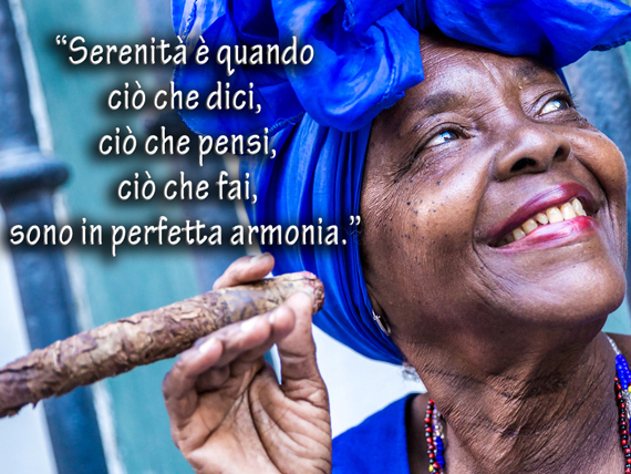 serenita e quando cio che dici