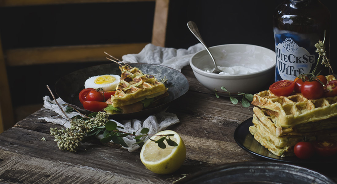 La ricetta dei waffle salati alle patate