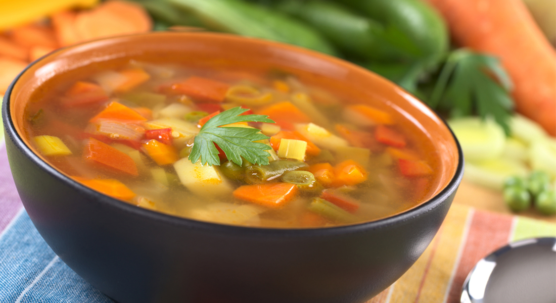 minestre e zuppe: minestra di verdura