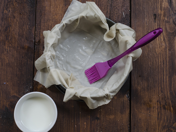 preparazione torta salata light ai carciofi