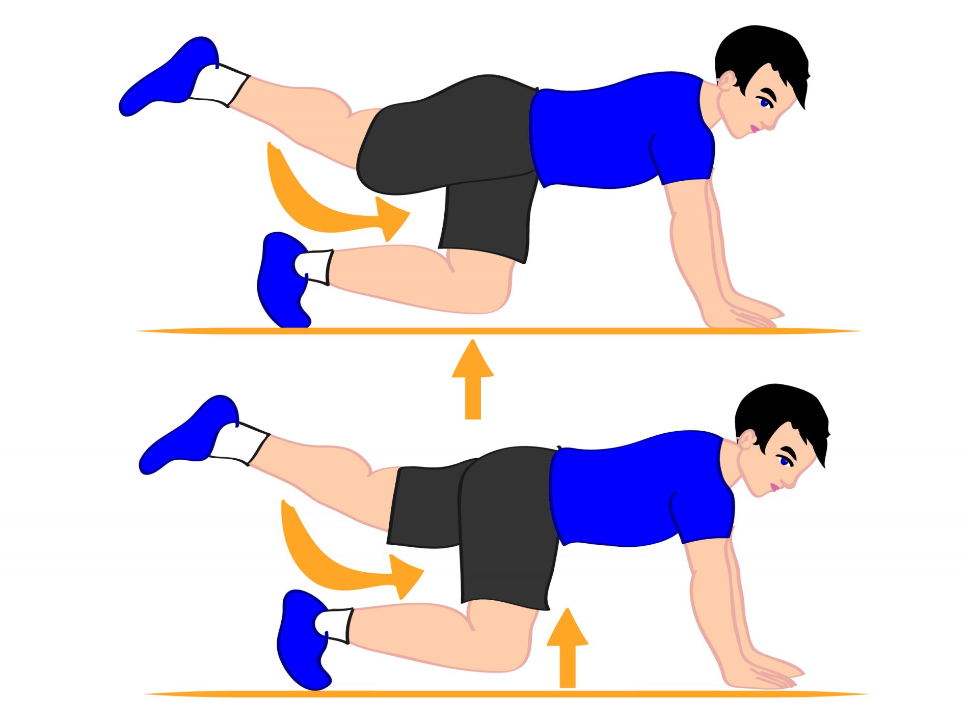 Cinque esercizi per addominali e glutei Melarossa