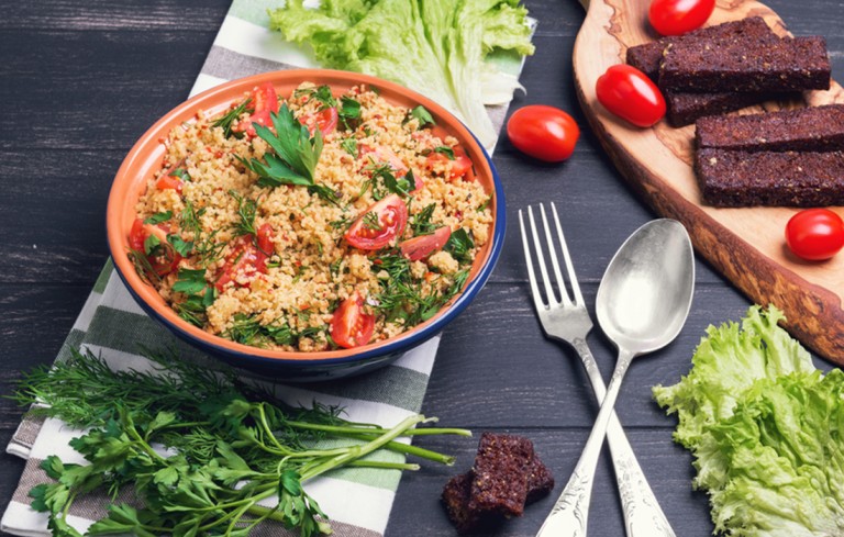 cous cous light con zucchine e pomodorini