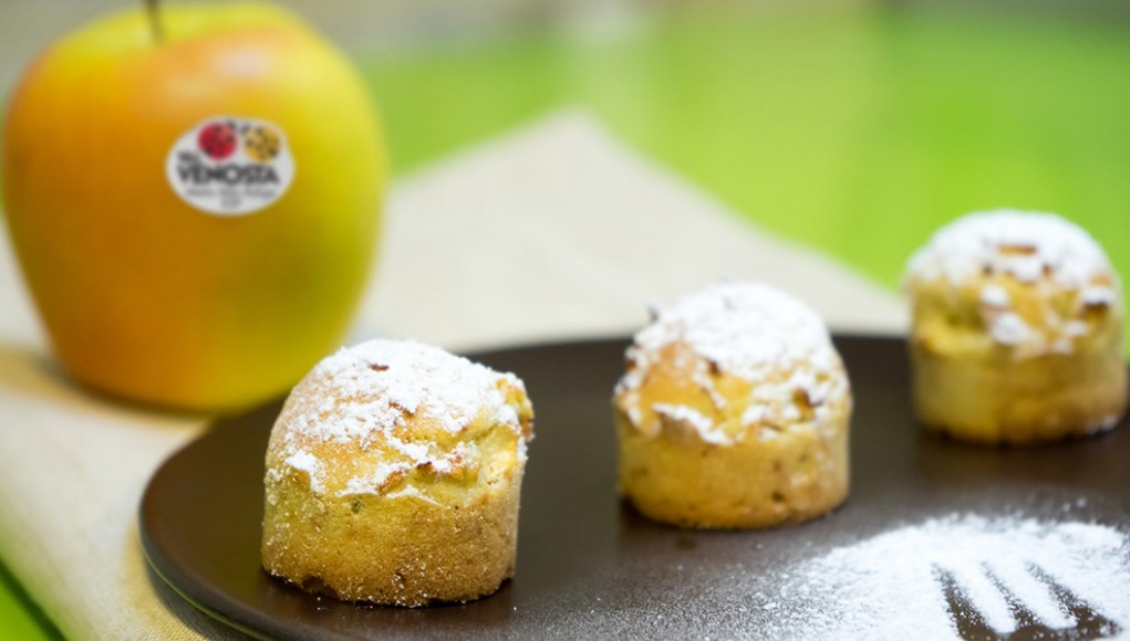 Mini muffin di mele con zenzero