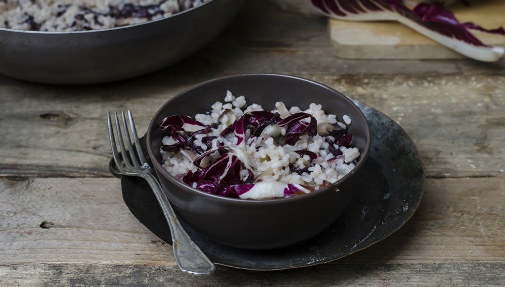Come fare il risotto al radicchio
