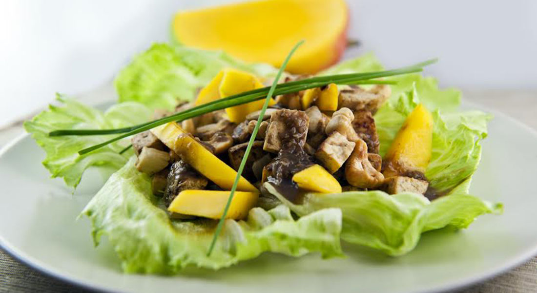 Sauté di tofu mango e zenzero