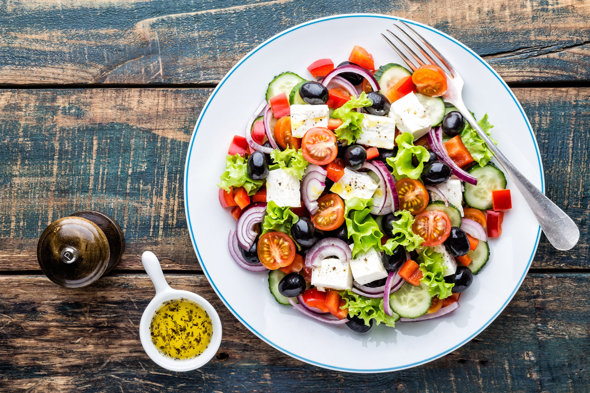 cibi crudi e ricette: insalata greca