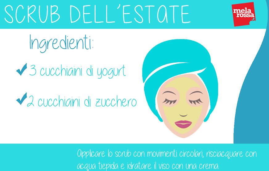 la ricetta dello scrub viso purificante