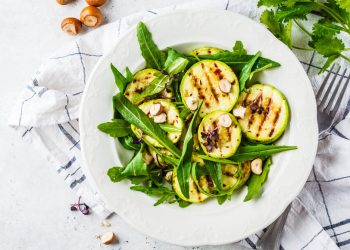 insalata di zucchine rucola e pecorino