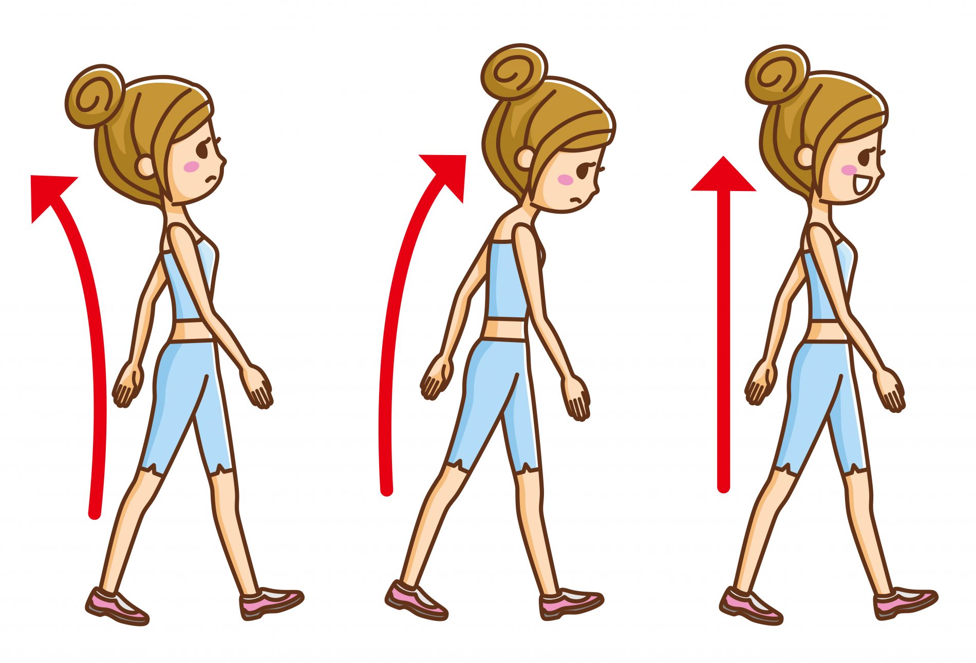 Per dimagrire camminando fai attenzione alla postura