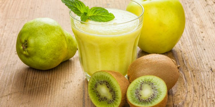 smoothie mela pera kiwi
