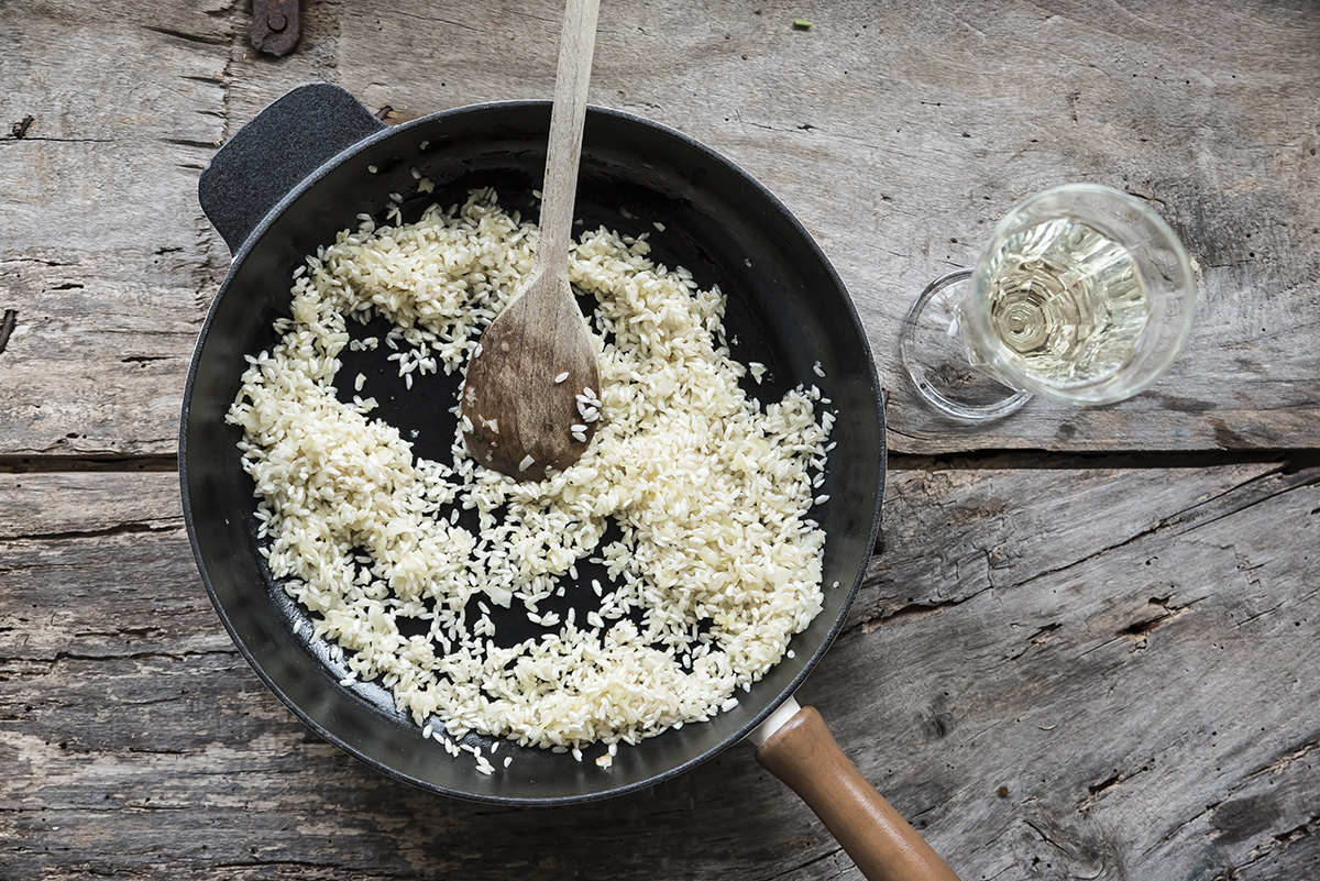ingredienti risotto ai funghi