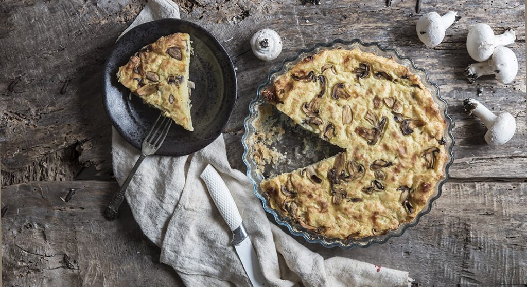 ricetta gateau di patate e funghi