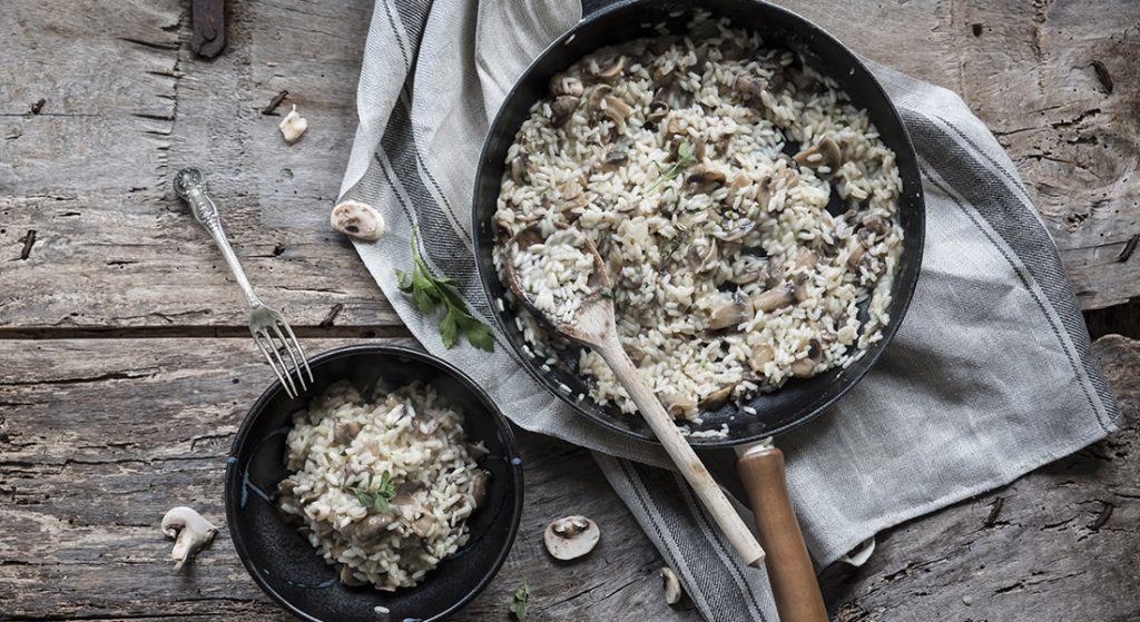 ricetta risotto ai funghi
