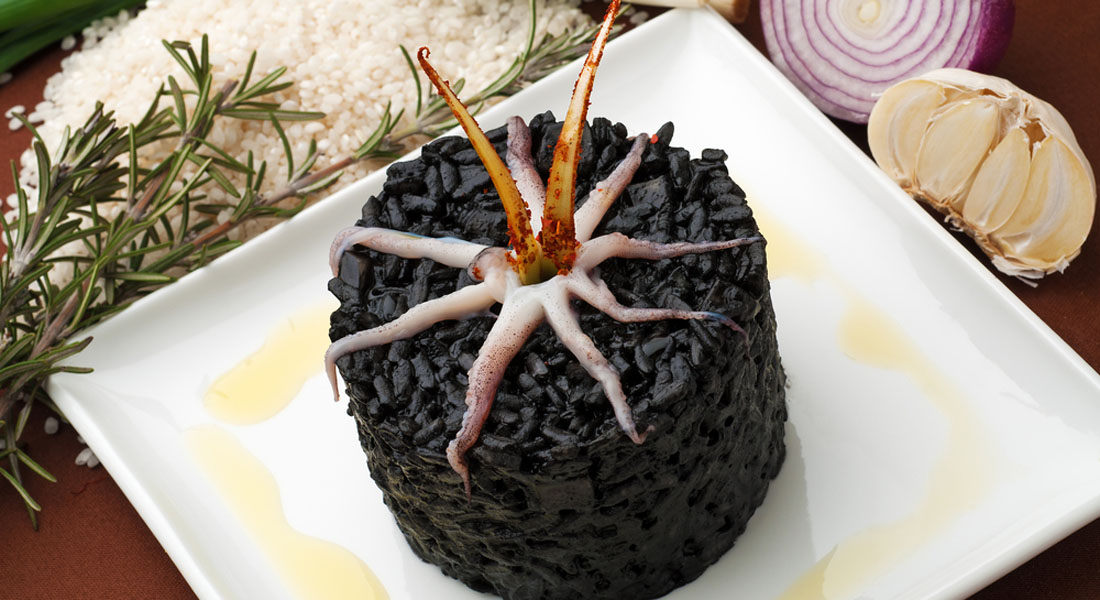 Risotto al nero di seppia Ricette Light Melarossa