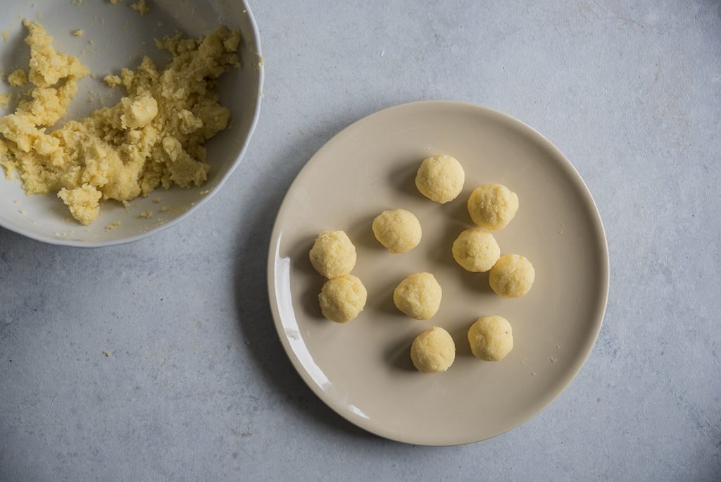 polpette di polenta al forno