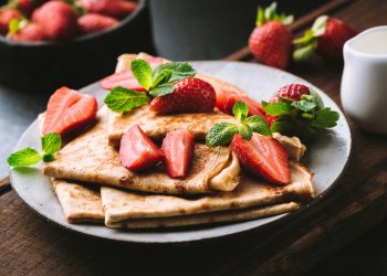 crepes con le fragole