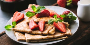 crepes con le fragole