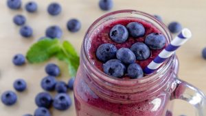 Smoothie ai mirtilli