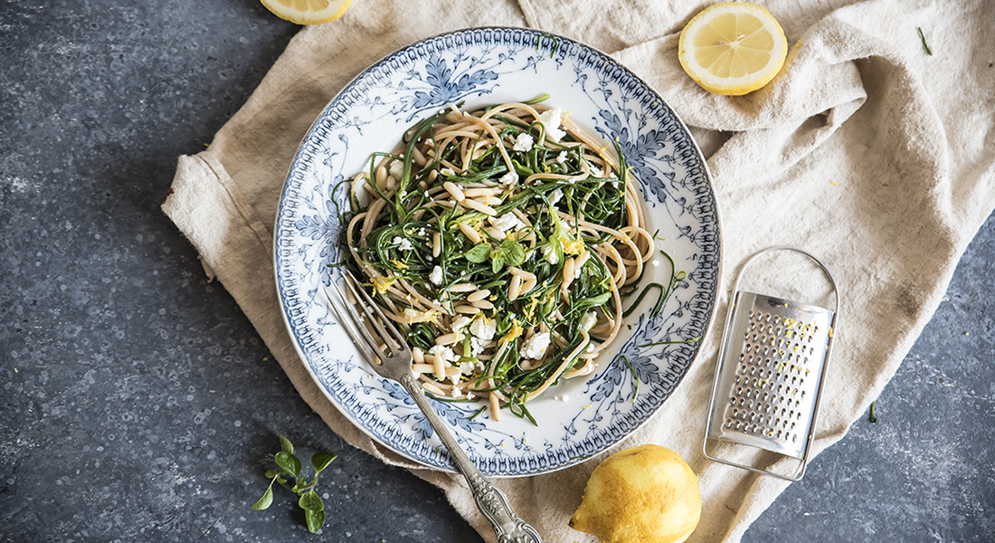 spaghetti agli agretti