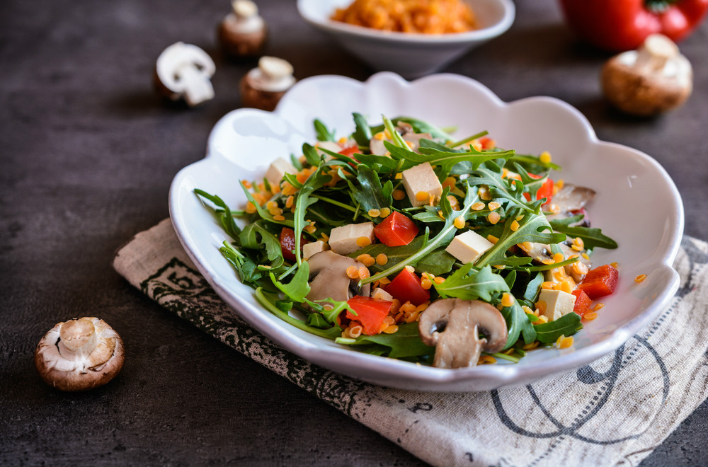 Insalata di funghi Champignon e tonno - Ricette - Melarossa