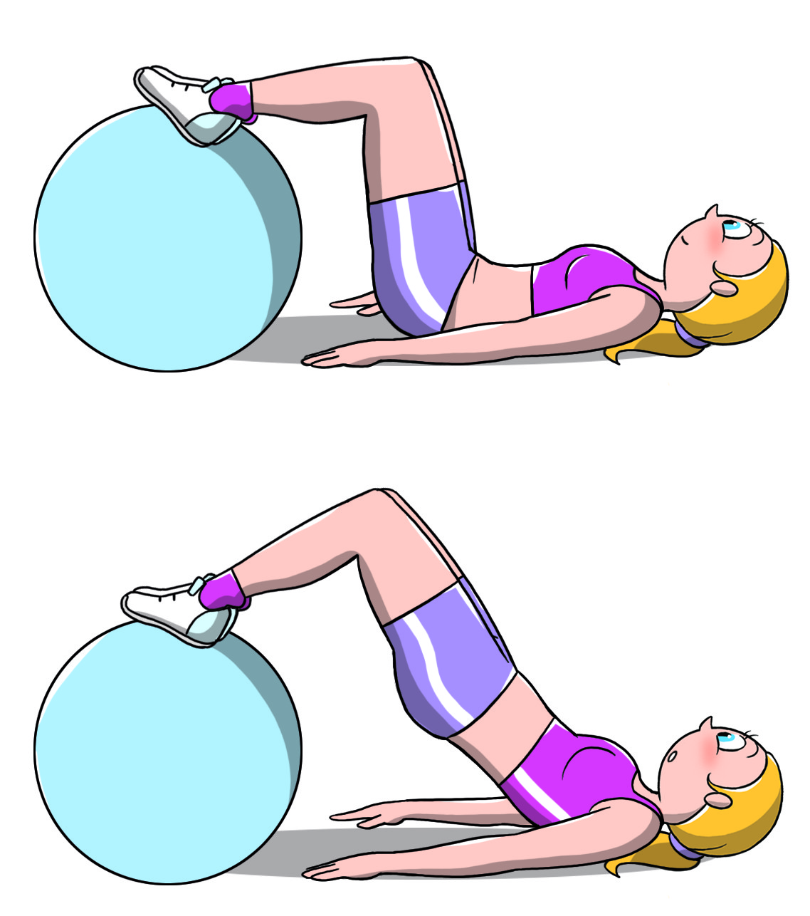 Workout full body entraînement avec ballon
