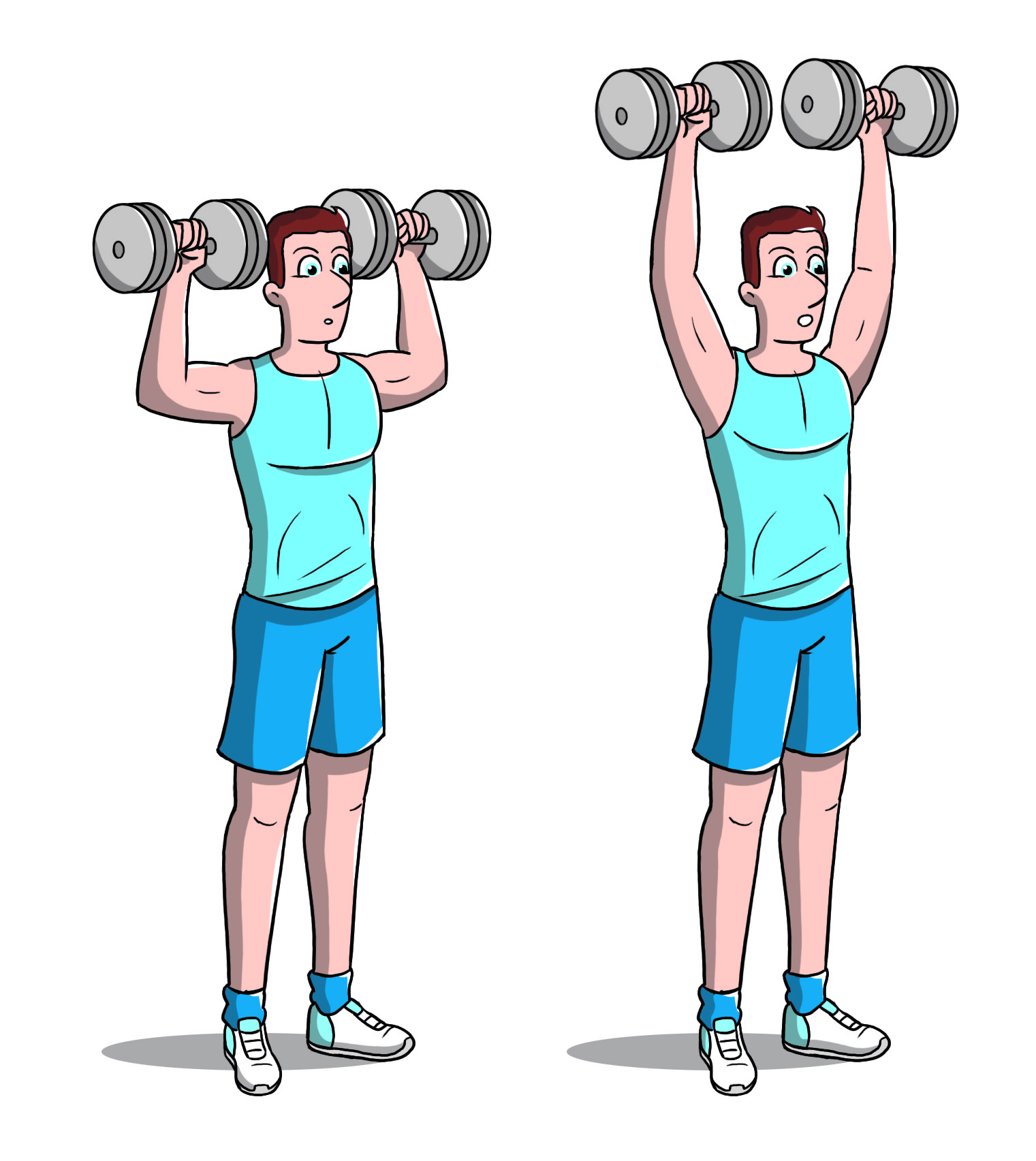 Workout full body entraîner avec haltère